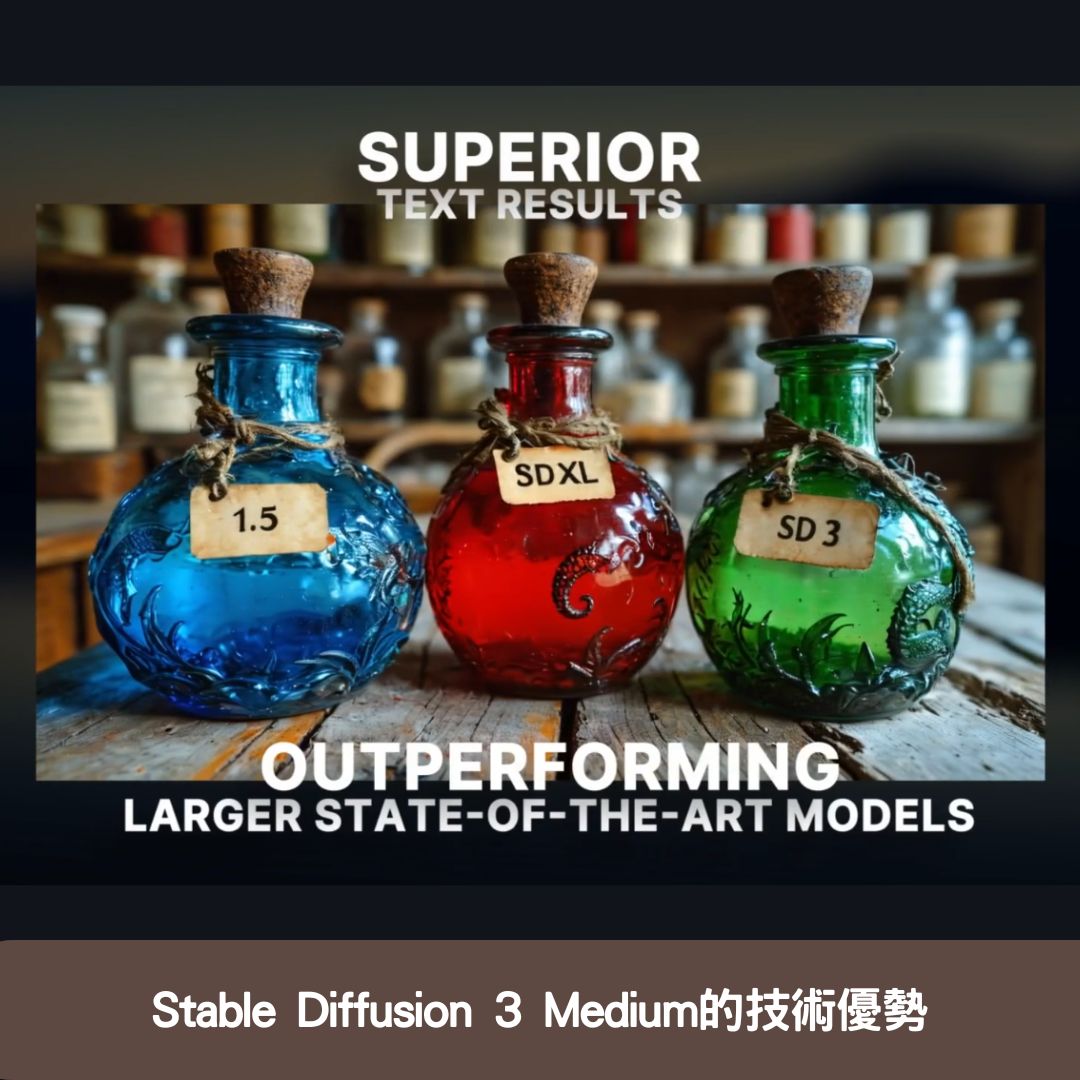 Stable Diffusion 3 Medium的技術優勢