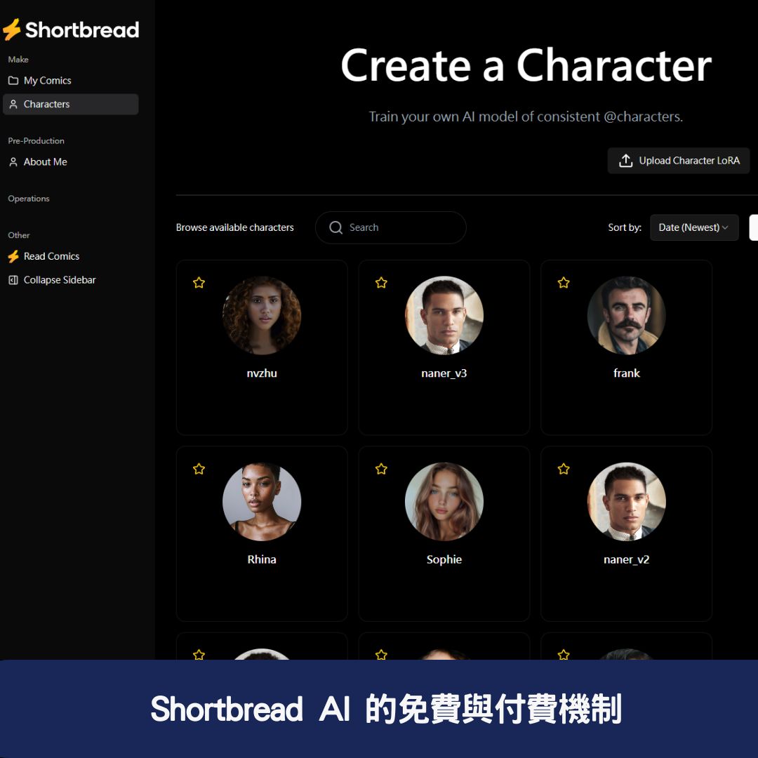  Shortbread AI 的免費與付費機制