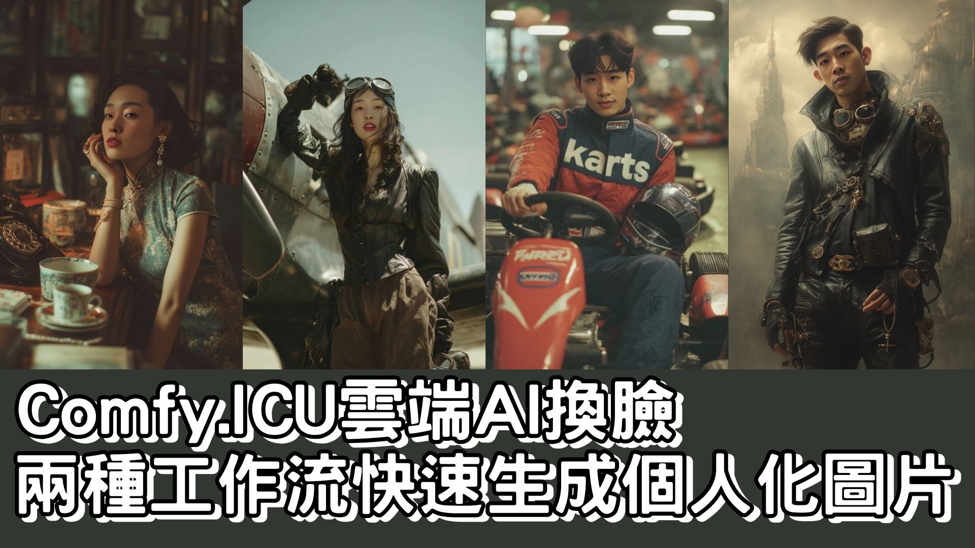 Comfy.ICU雲端AI換臉 兩種工作流快速生成個人化圖片